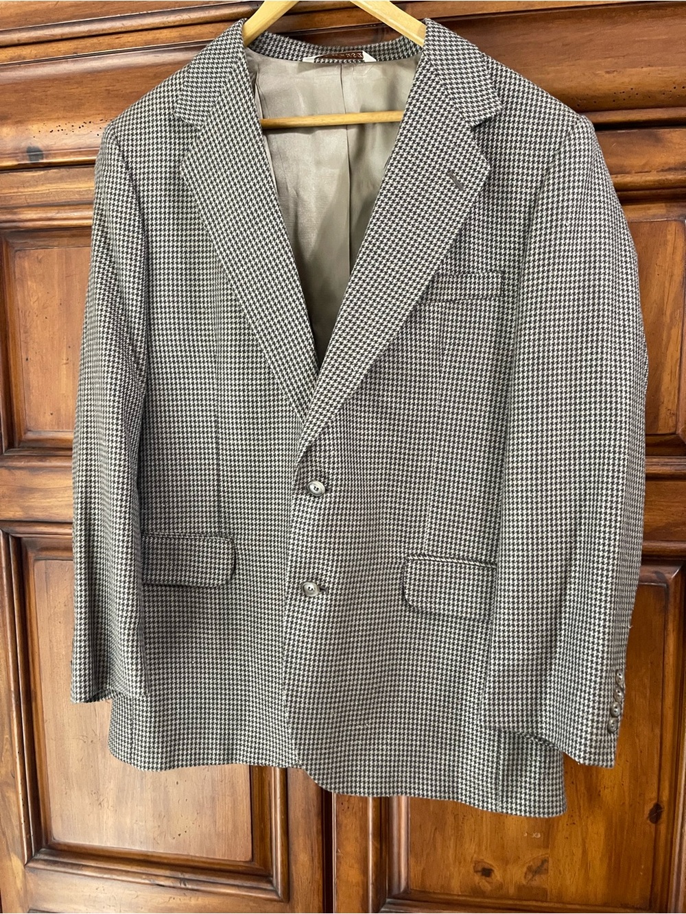 Mens vintage Stafford Blazer Sport Coat‎ Sport Jacket HoundsTooth